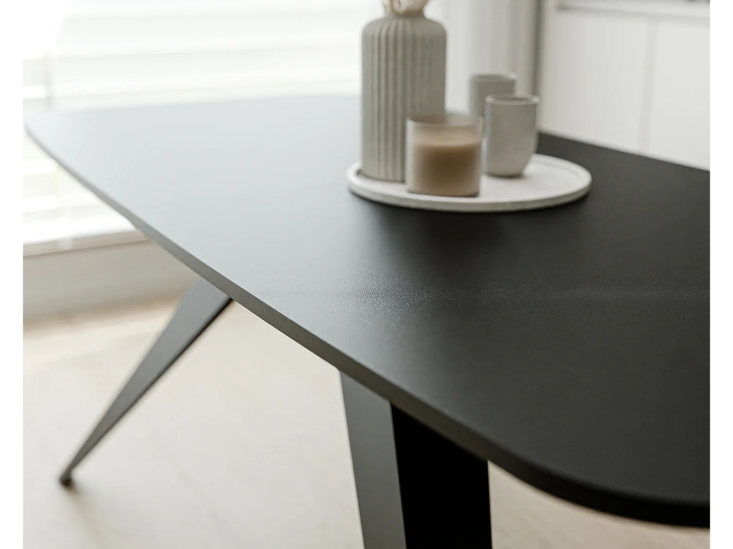 Table extensible noir, 180