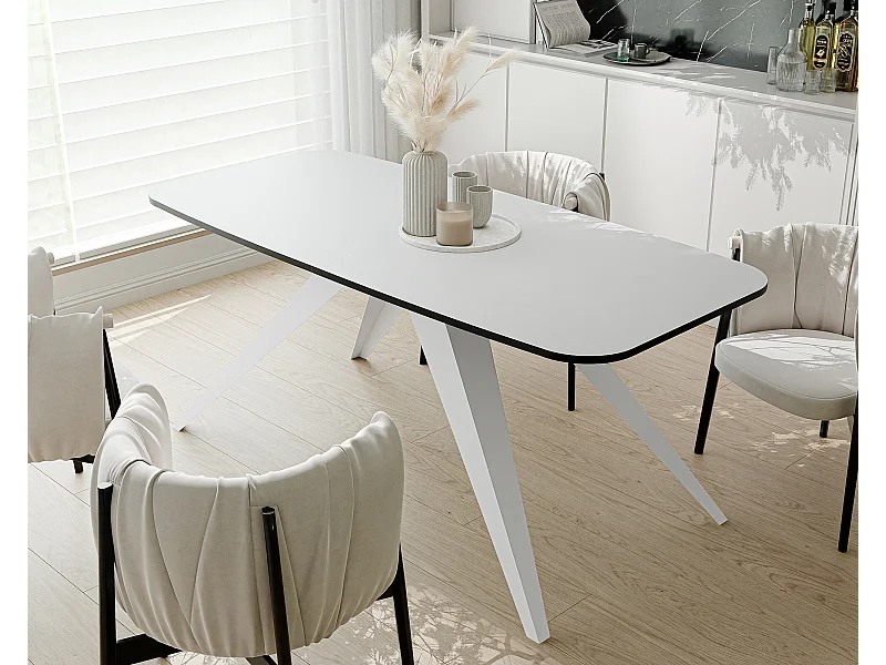 Table extensible blanc, 180