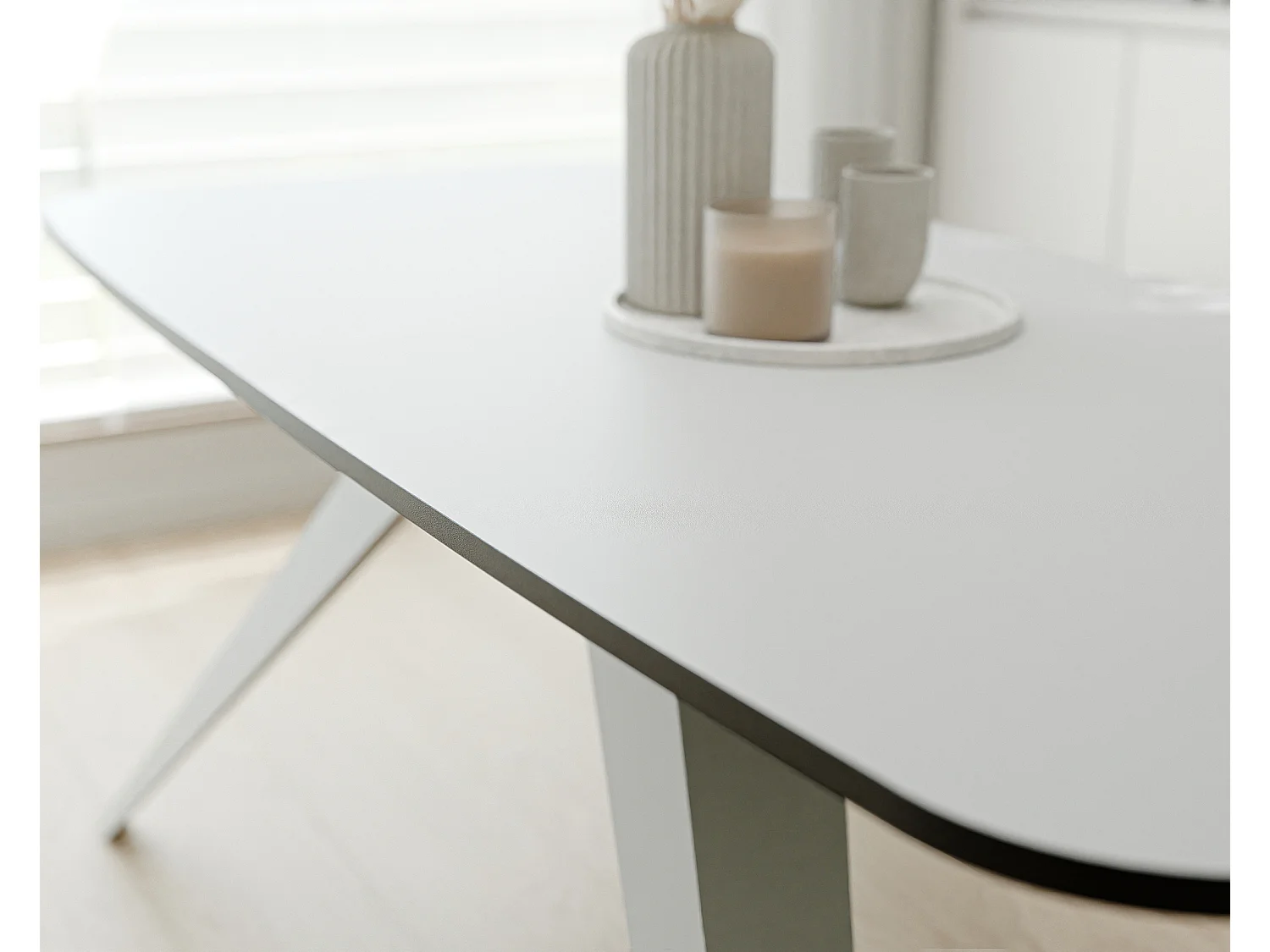 Table extensible blanc, 180