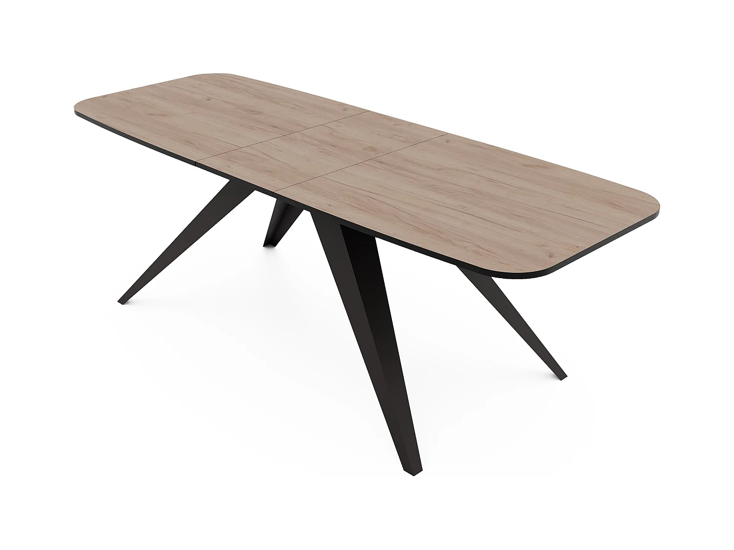 Table extensible marron, 180