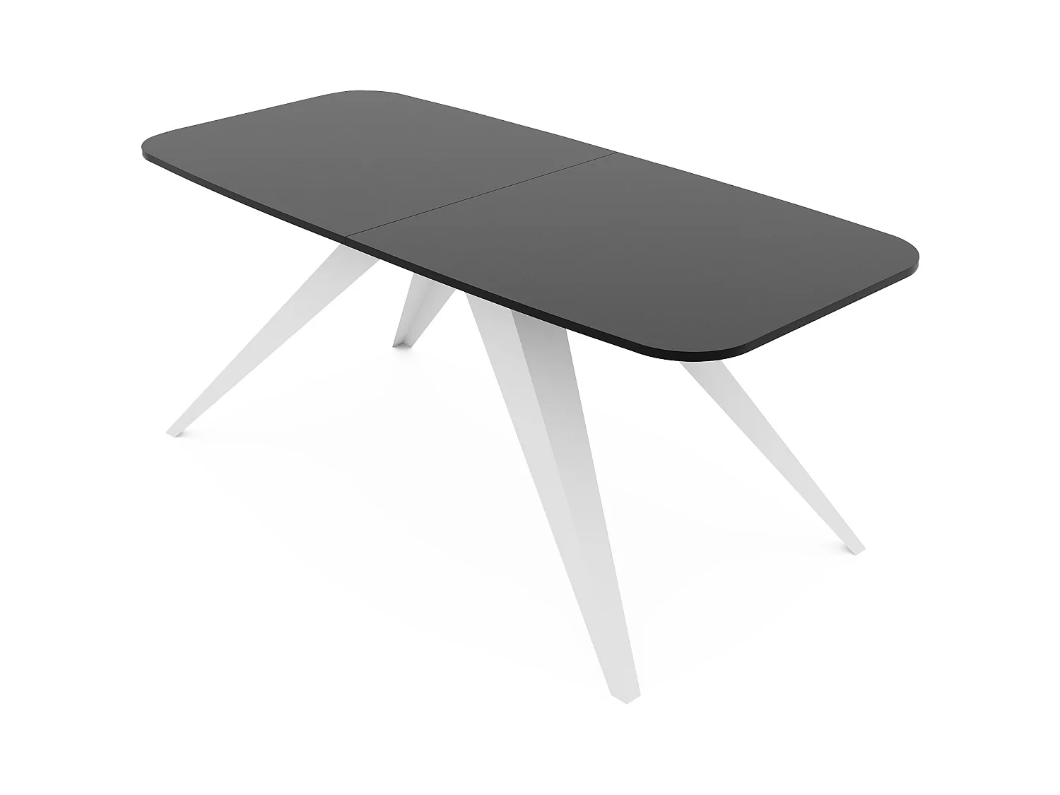 Table extensible noir, 180