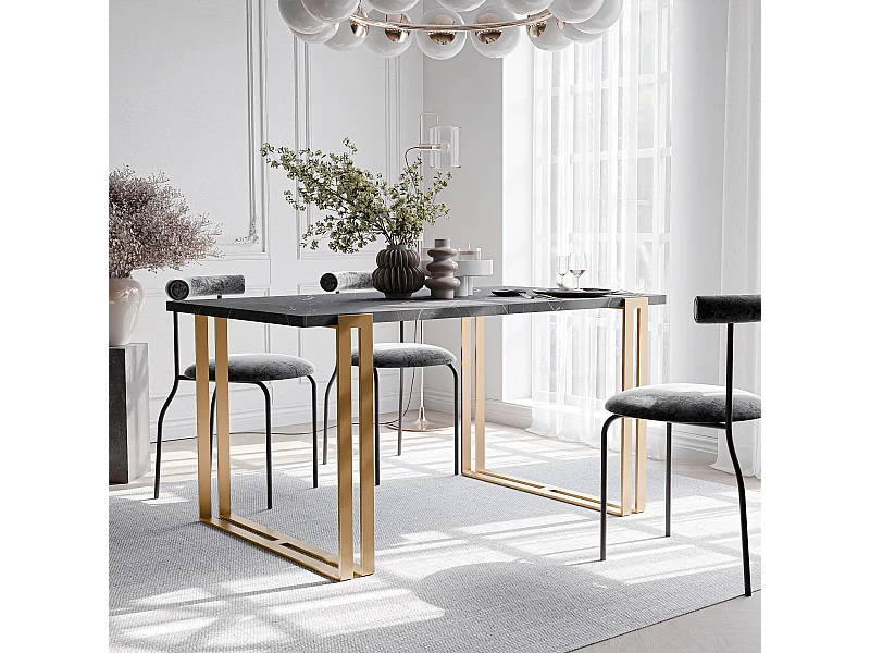 Table extensible grigia pietra, 160x220