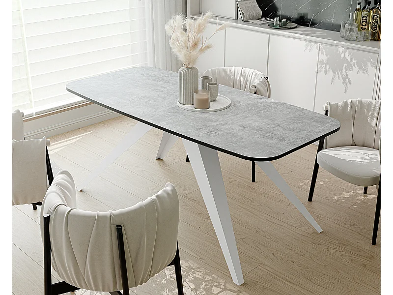 Table extensible gris, 180