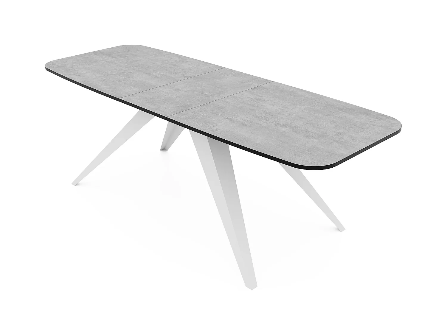 Table extensible gris, 180