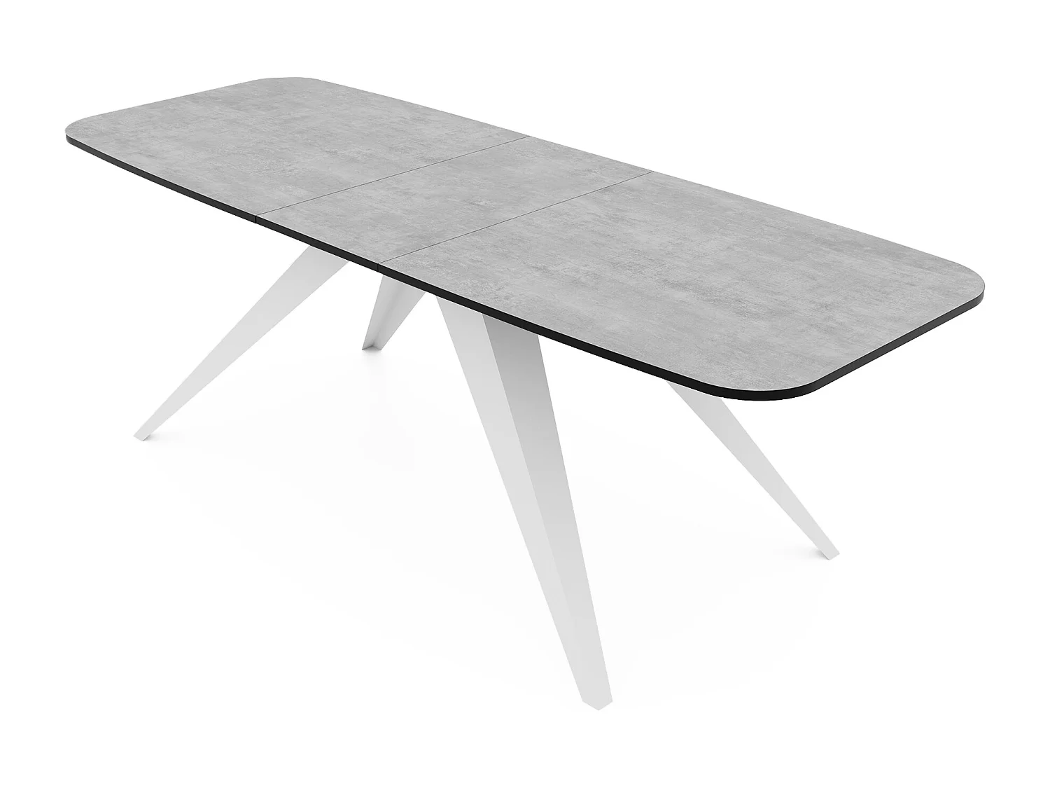 Table extensible gris, 180