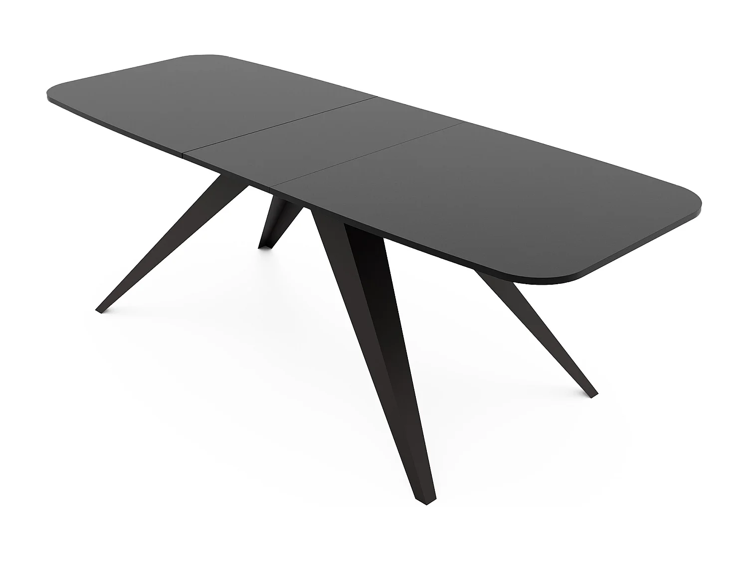 Table extensible noir, 160