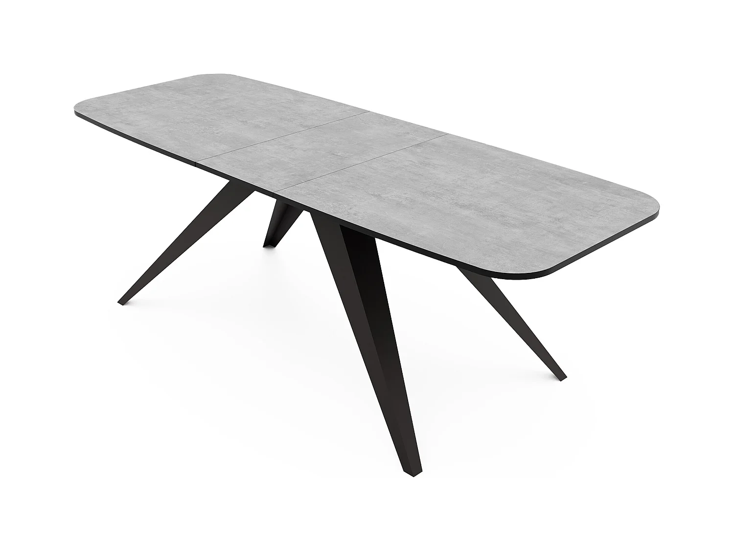 Table extensible gris, 160