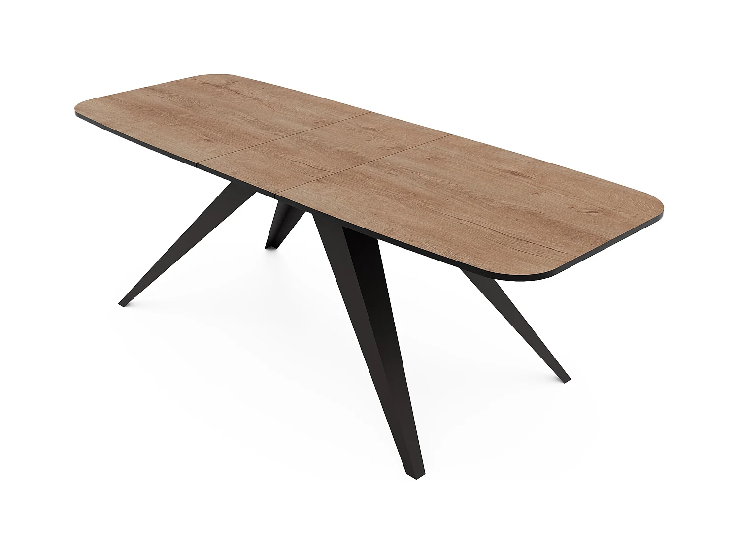 Table extensible marron, 160