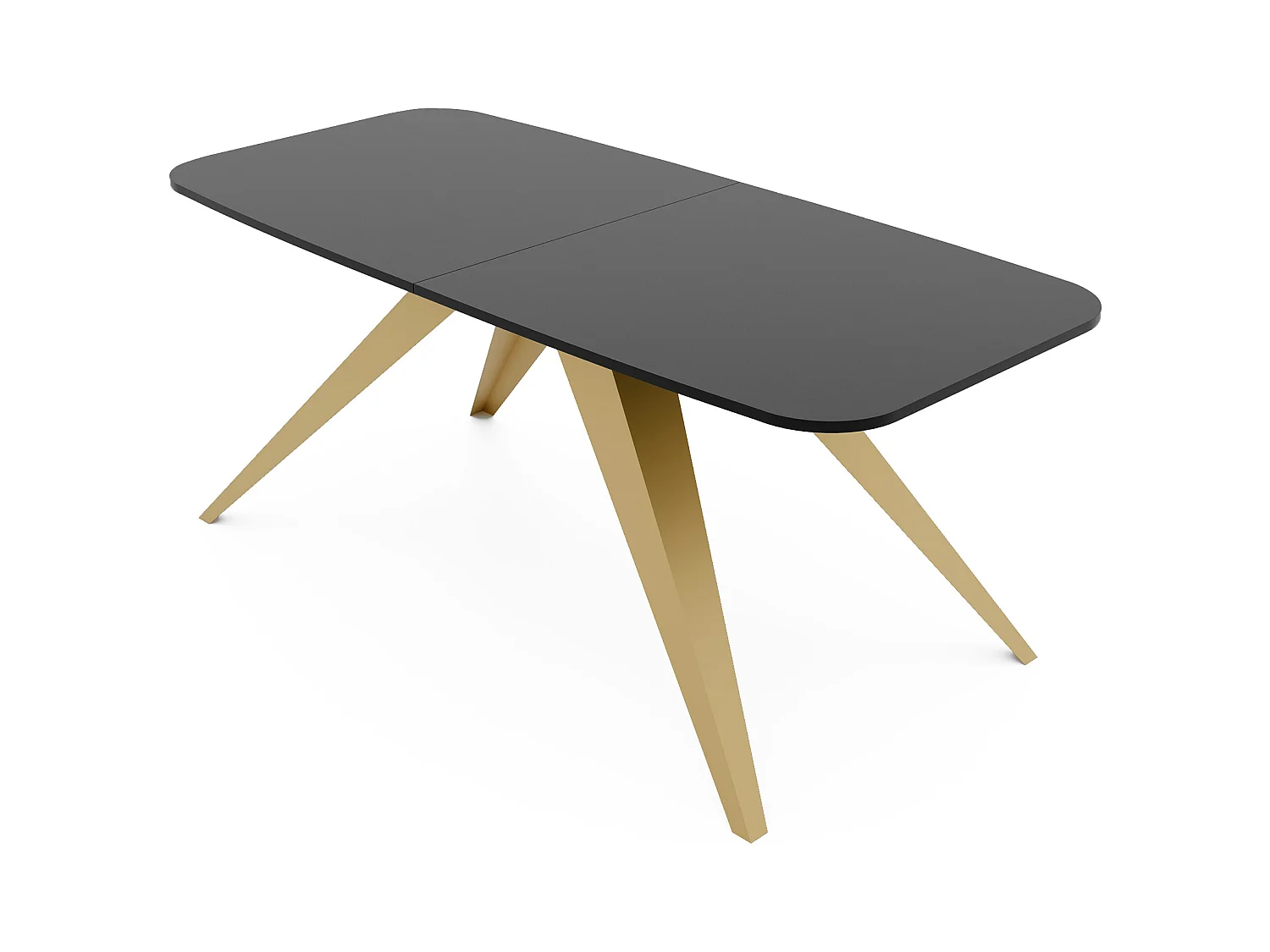 Table extensible noir, 180