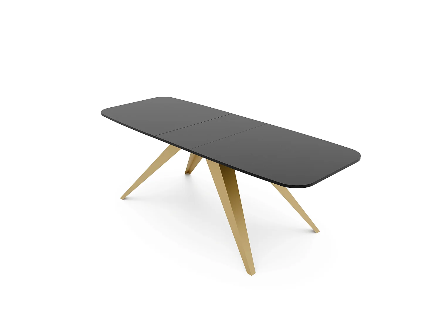 Table extensible noir, 180