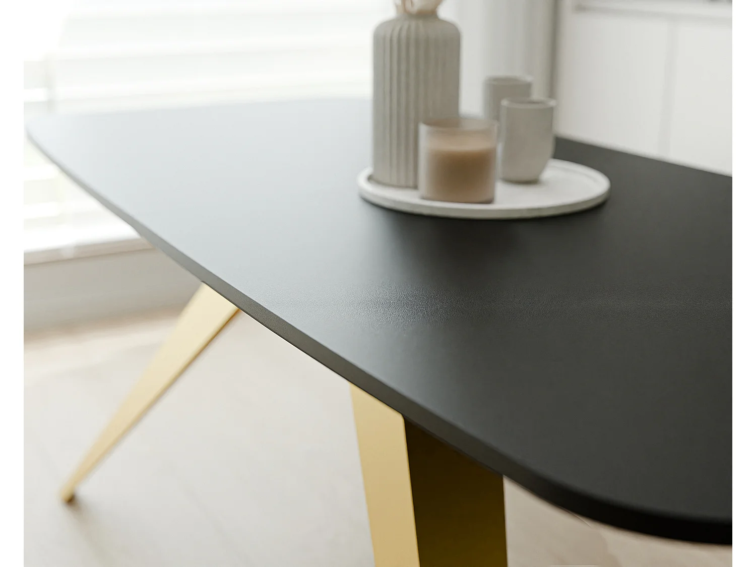Table extensible noir, 180