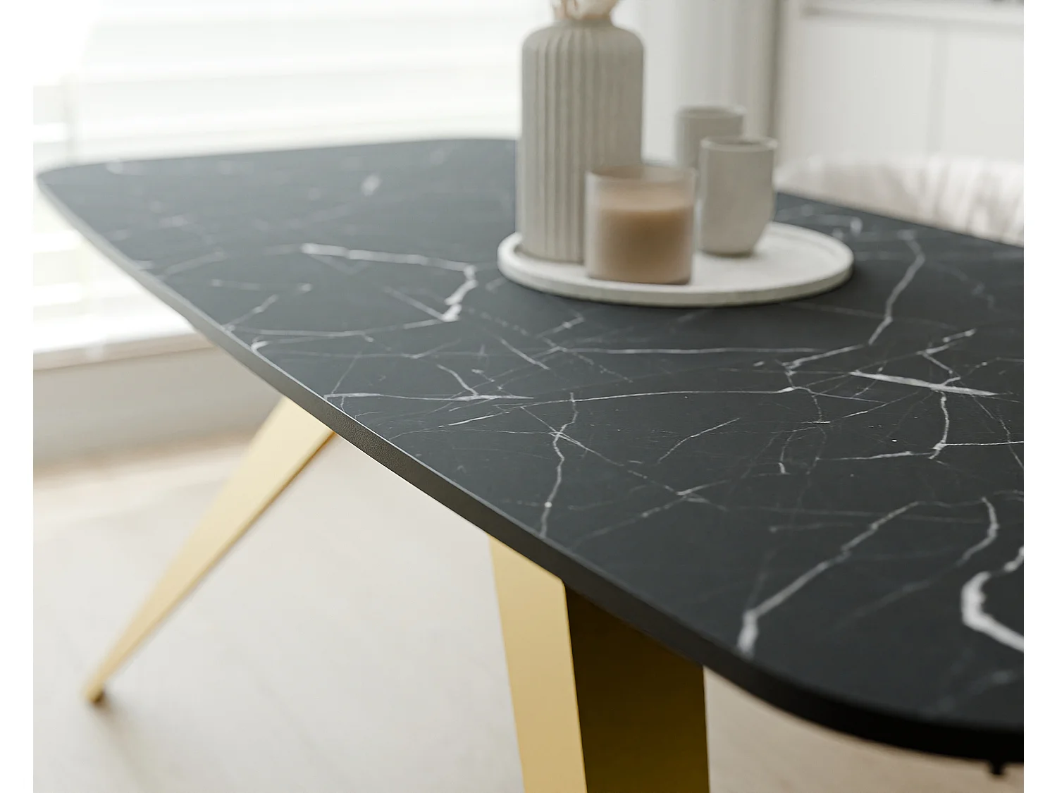 Table extensible noir, 180