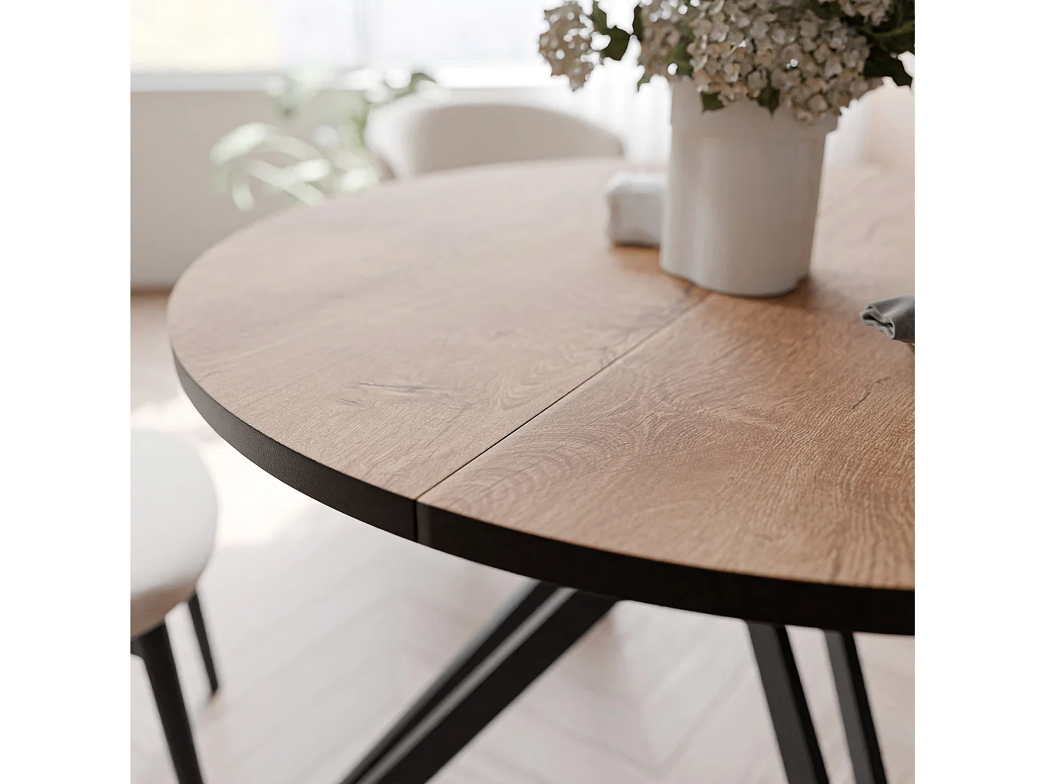 Table extensible chêne de Lefkas