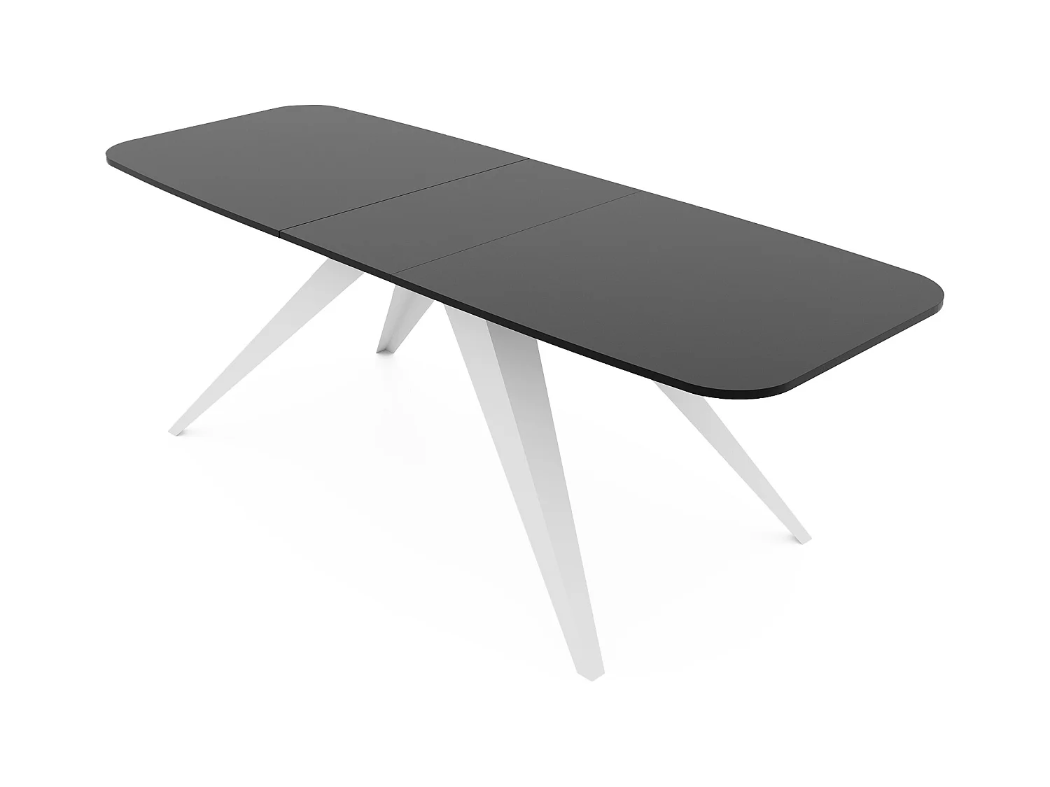 Table extensible noir, 160