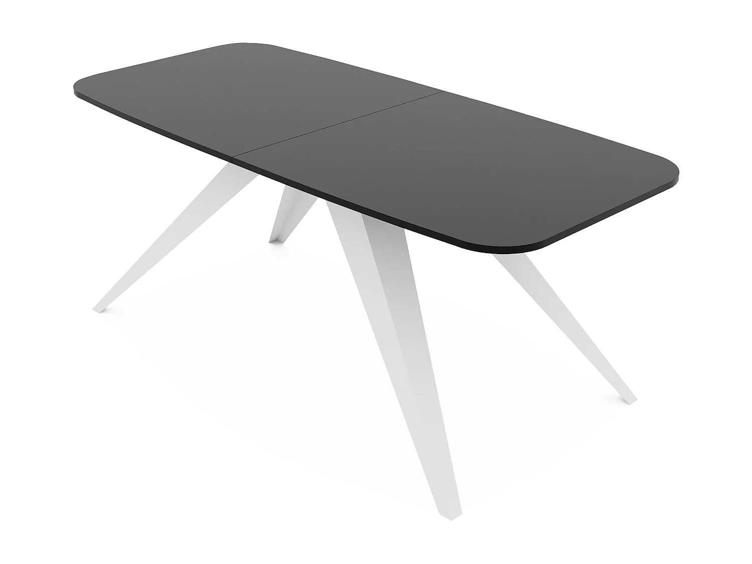 Table extensible noir, 160