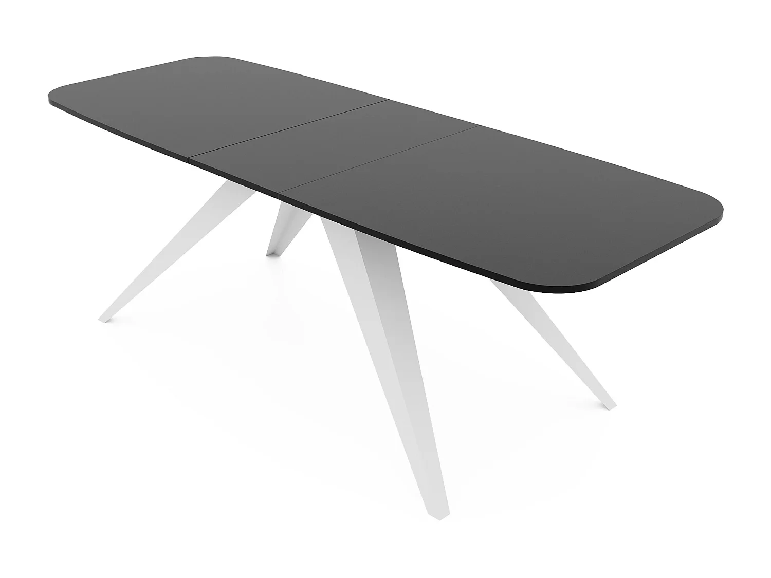 Table extensible noir, 160