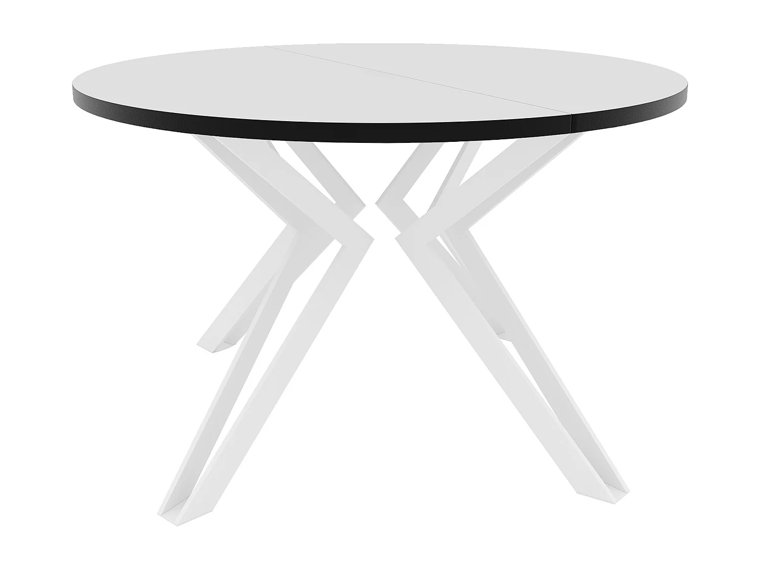Table extensible blanc
