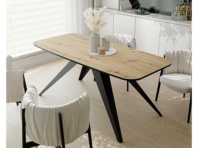 Table extensible marron, 180