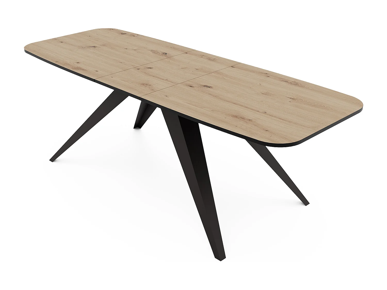 Table extensible marron, 180