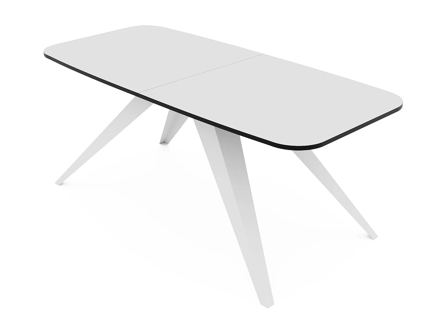 Table extensible blanc, 160