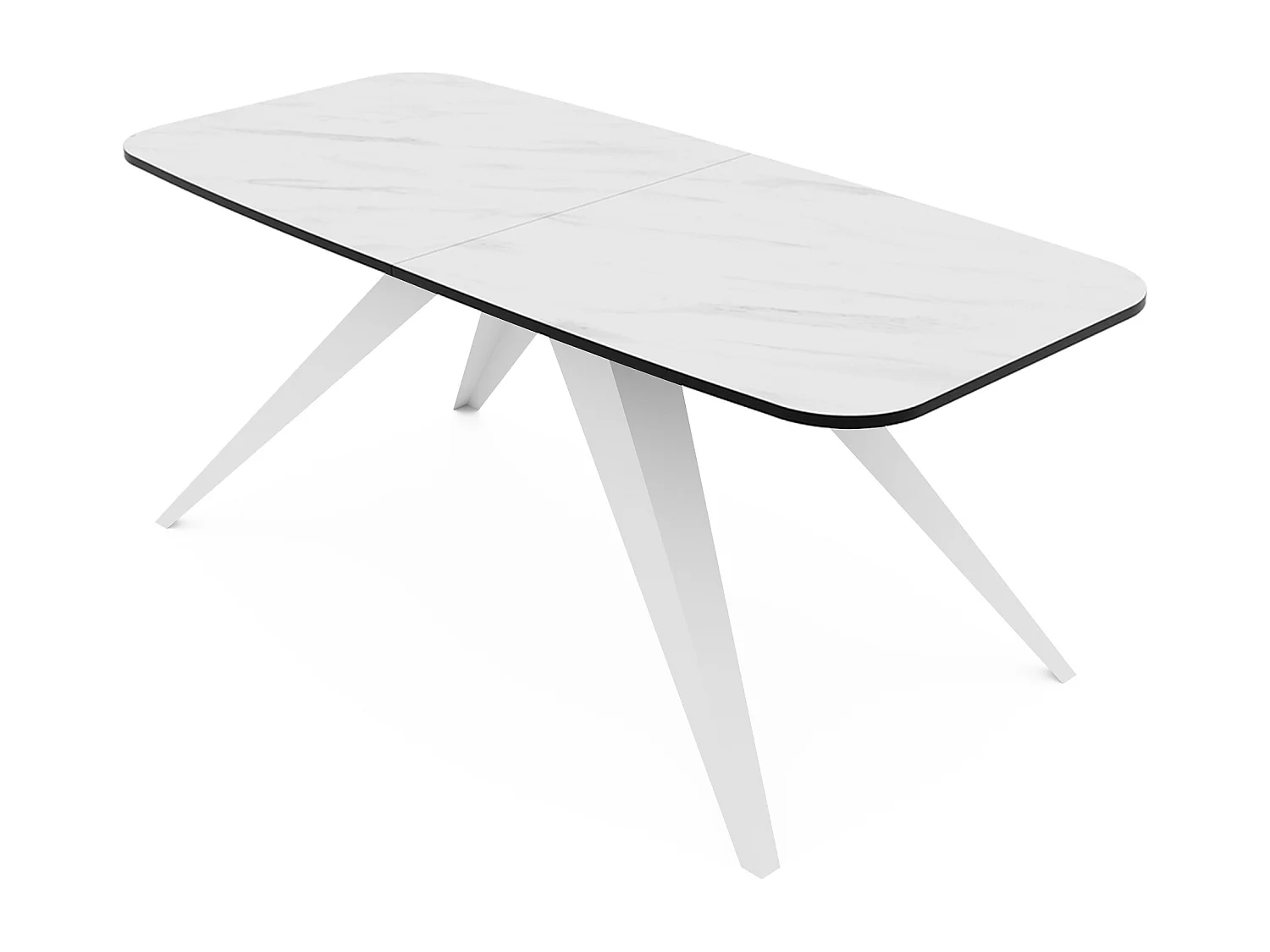 Table extensible blanc, 160