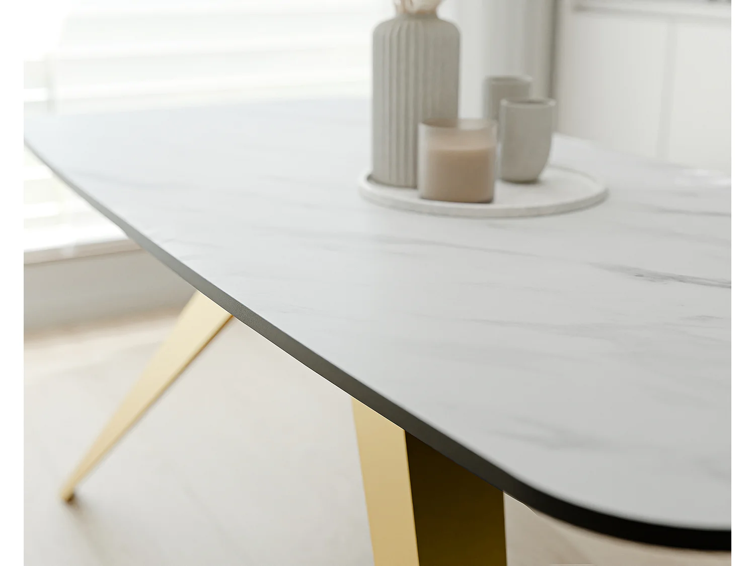 Table extensible blanc, 180