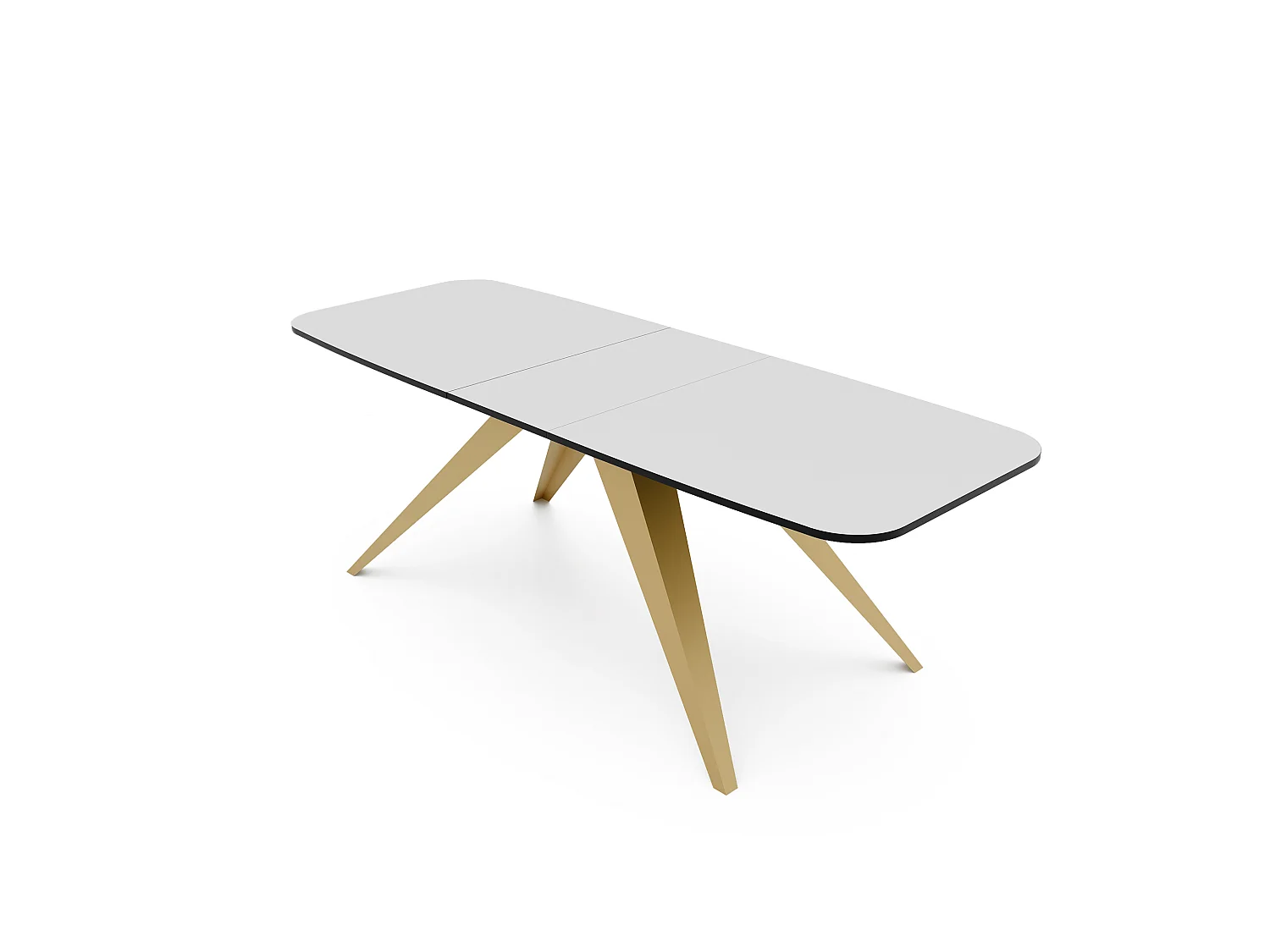 Table extensible blanc, 160