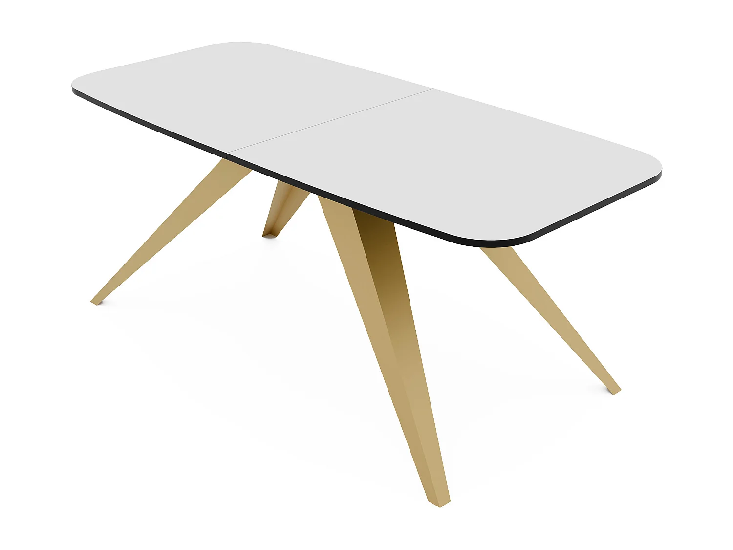 Table extensible blanc, 160