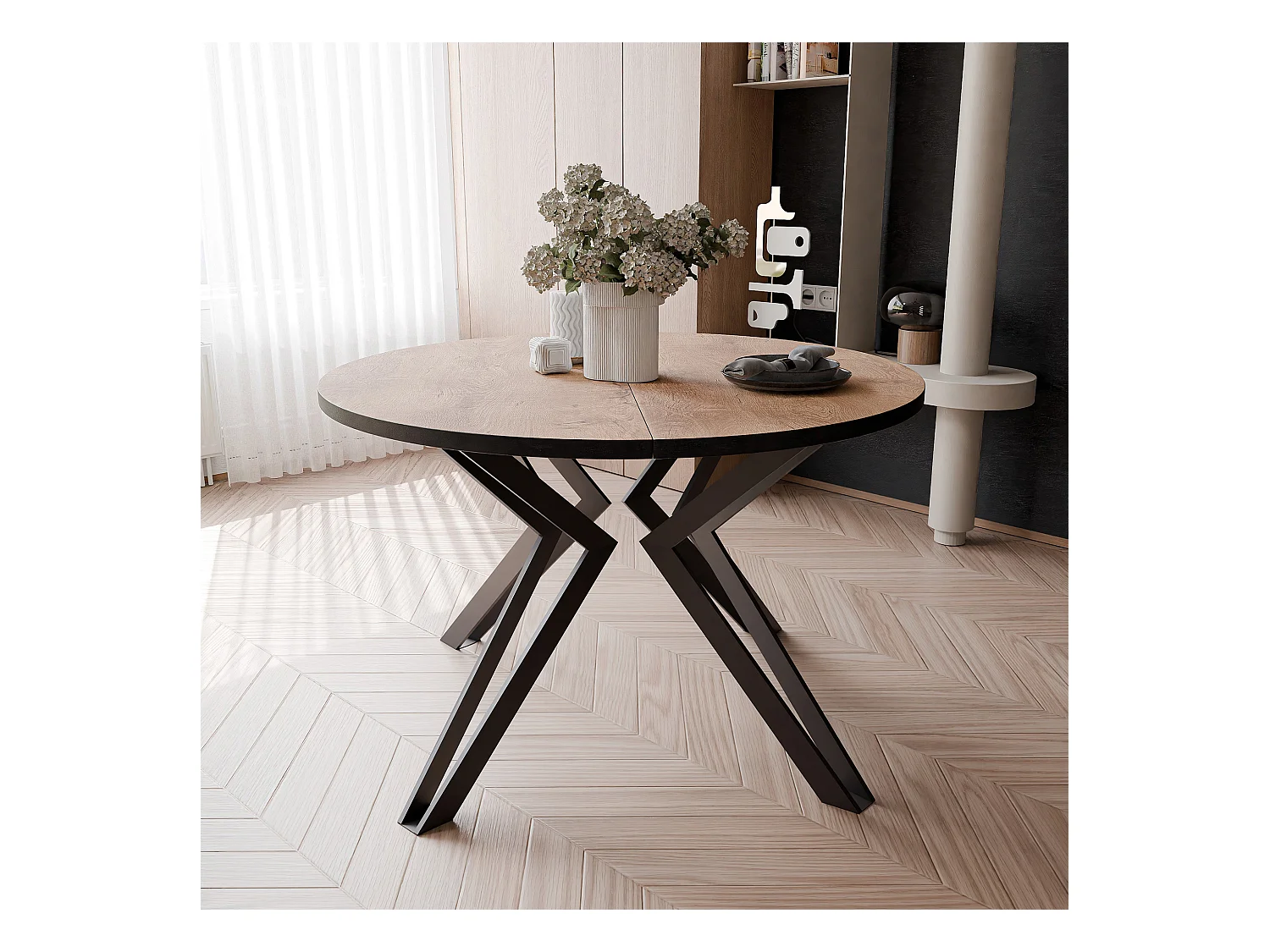 Table extensible chêne de Lefkas