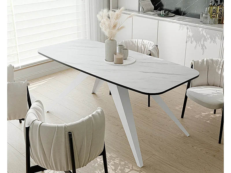 Table extensible blanc, 180