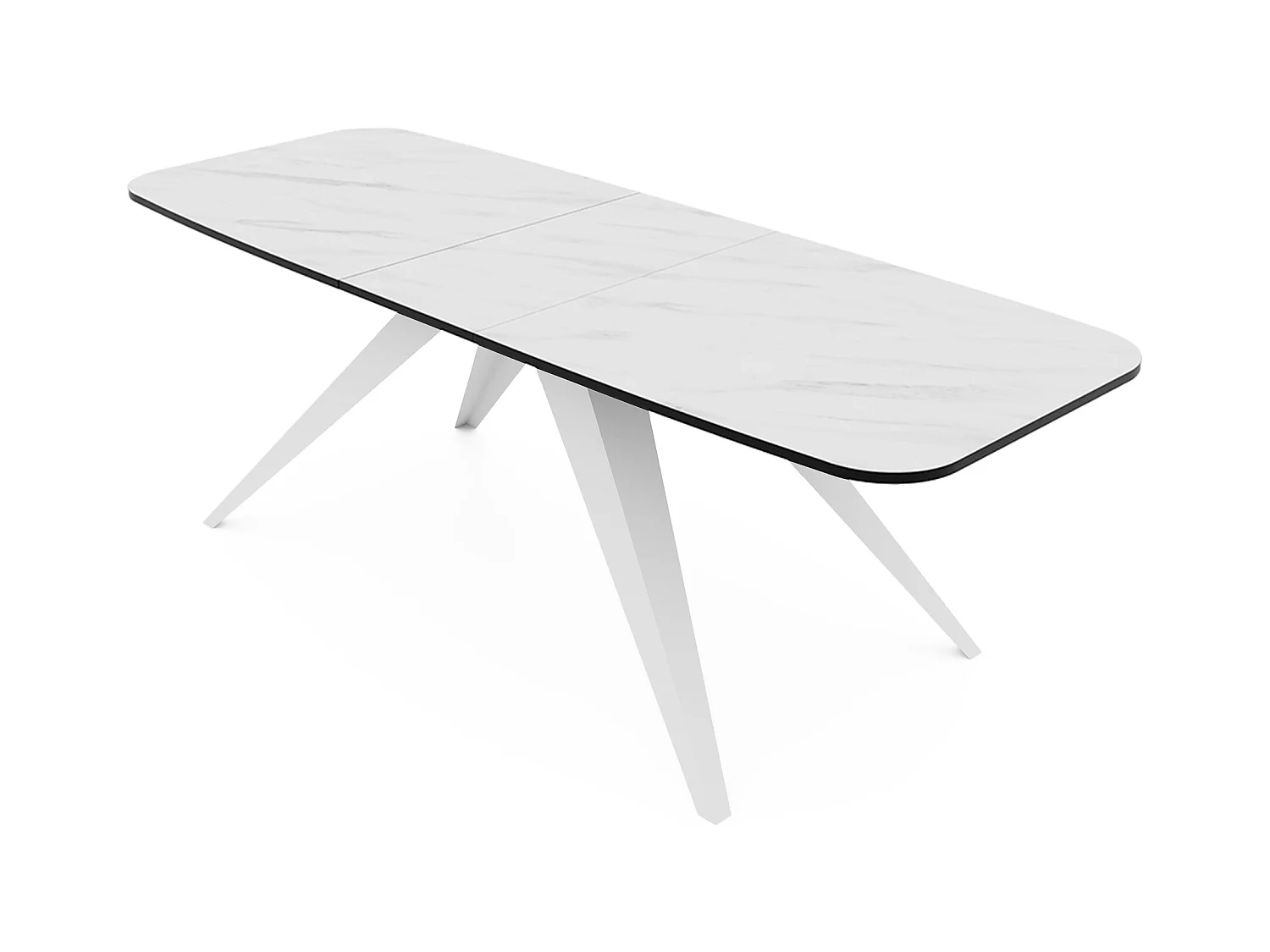 Table extensible blanc, 180