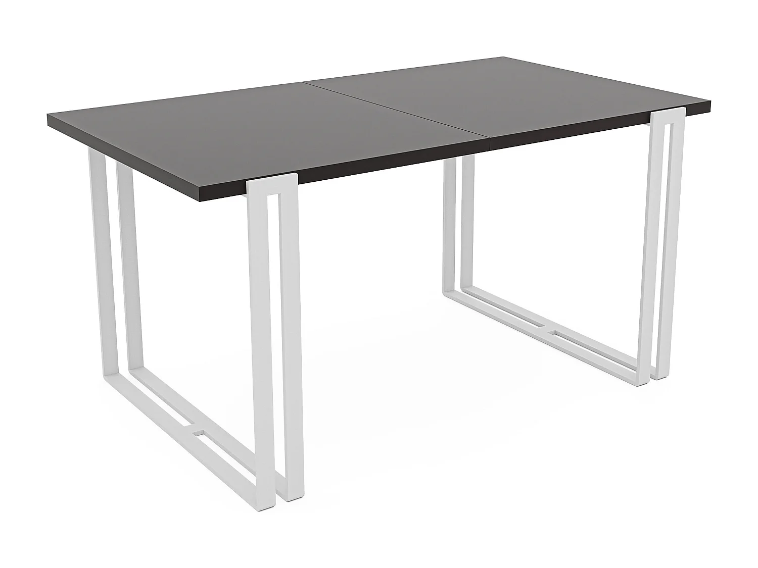 Table extensible molet noir, 120x220