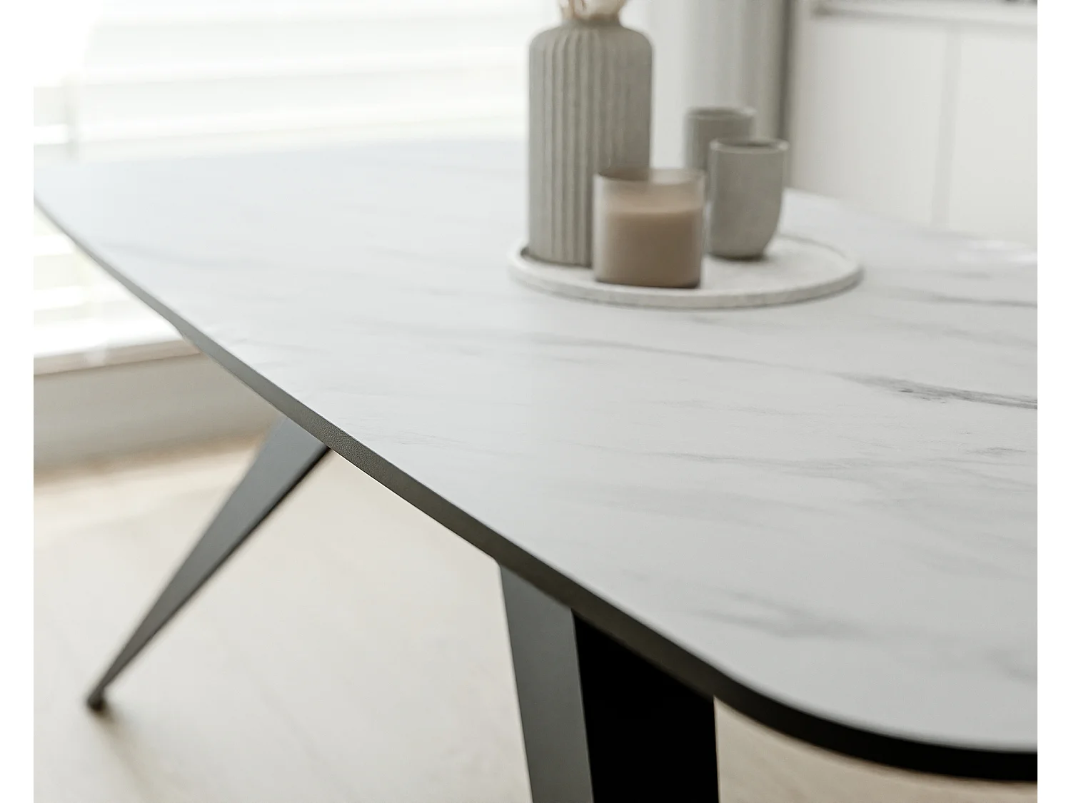 Table extensible blanc, 180