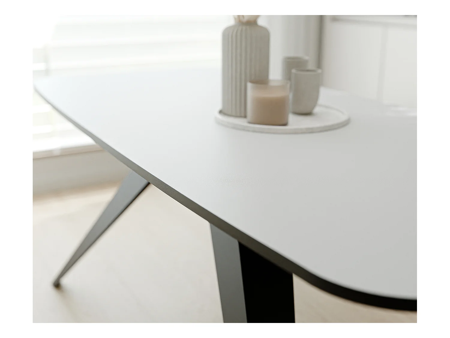 Table extensible blanc, 180