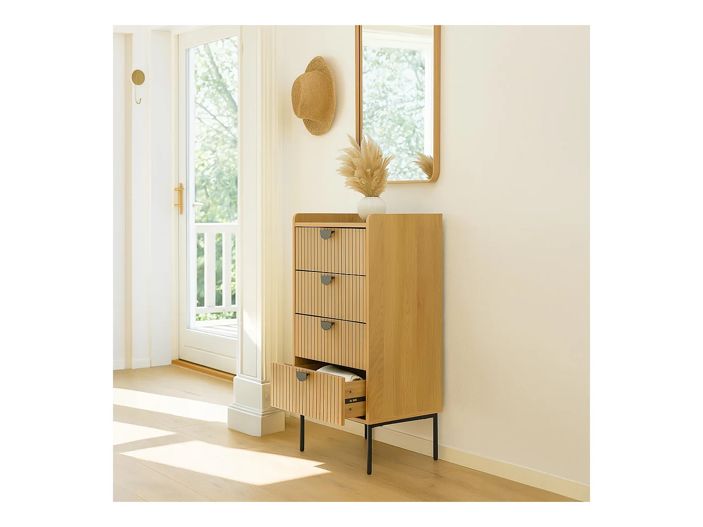 Kommode MCW-O39, Natur