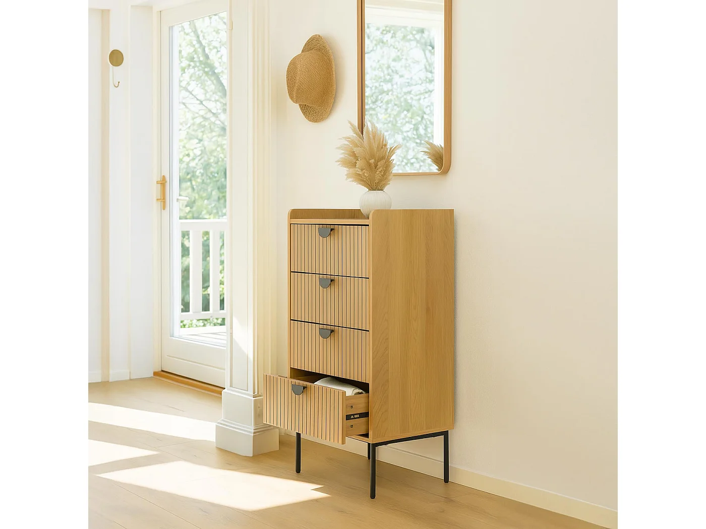 Commode MCW-O39,  naturel