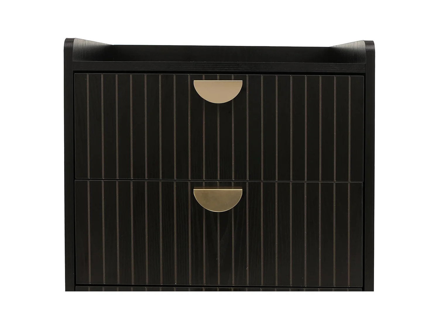 Commode MCW-O39,  aspect bois noir