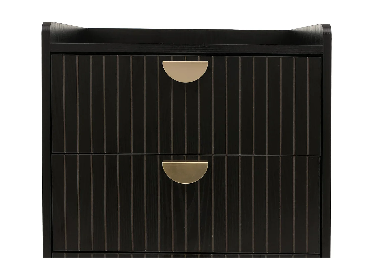 Commode MCW-O39,  aspect bois noir