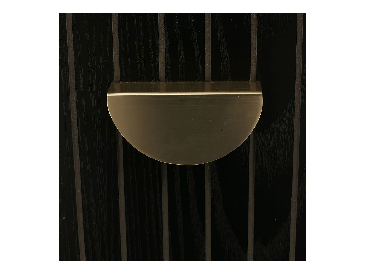 Commode MCW-O39,  aspect bois noir