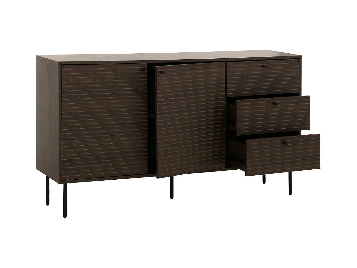 Commode MCW-N78,  brun foncé