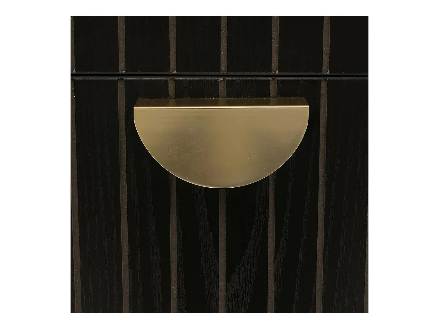 Commode MCW-O39,  aspect bois noir