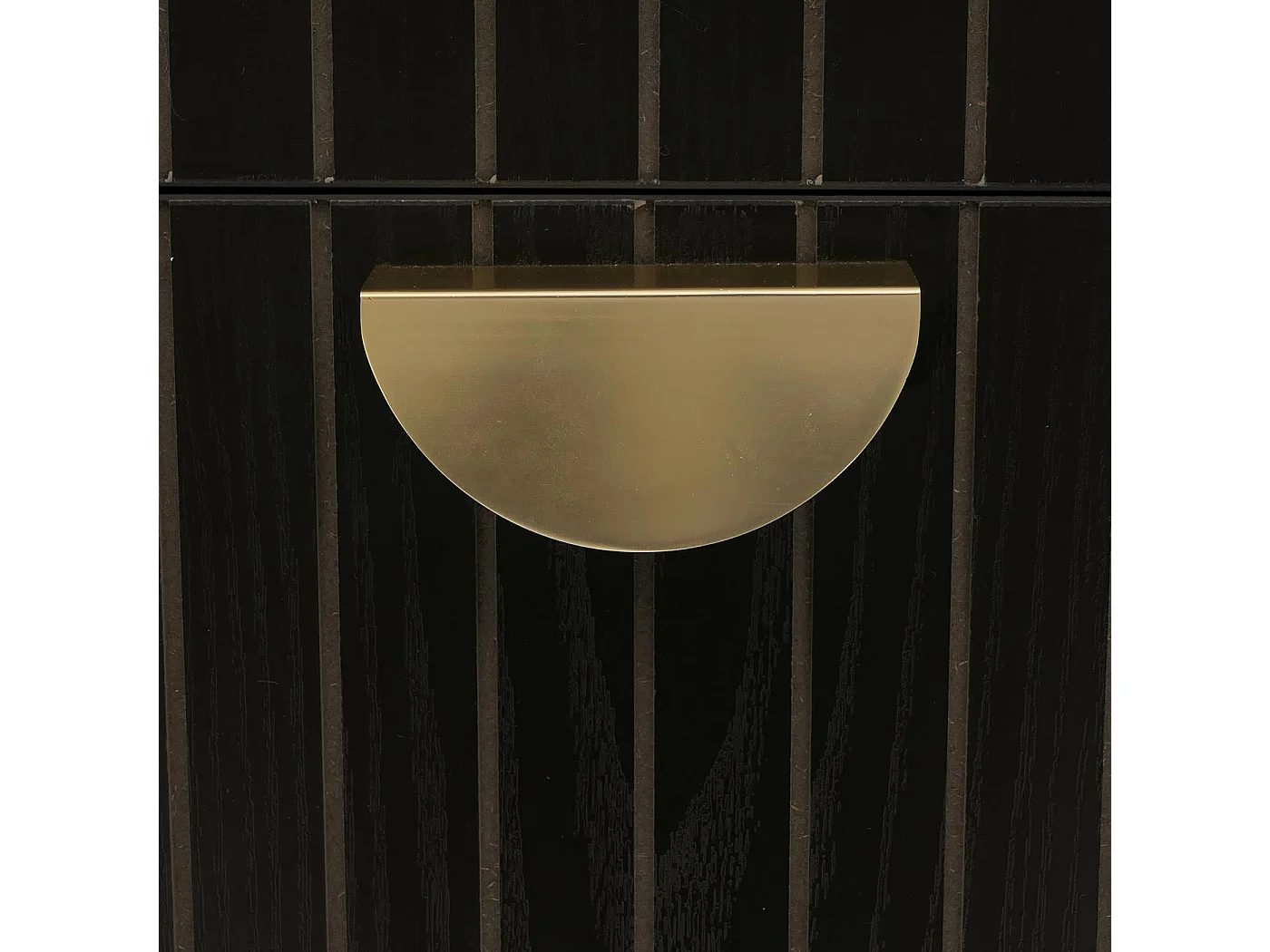 Commode MCW-O39,  aspect bois noir