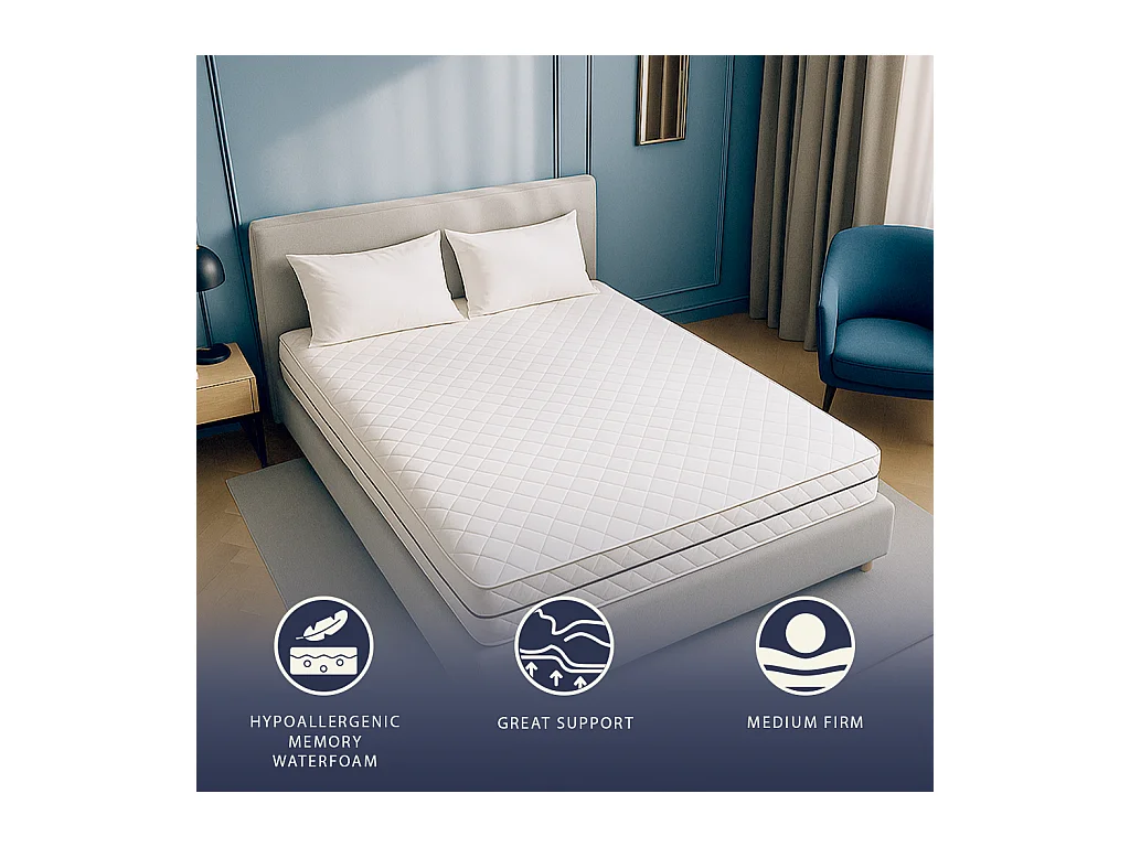 Fuze Pro | King Matratze 180x200 cm | Taschenfedern + Allergieschaum | H 24 cm | Orthopädisch | Made in Italy