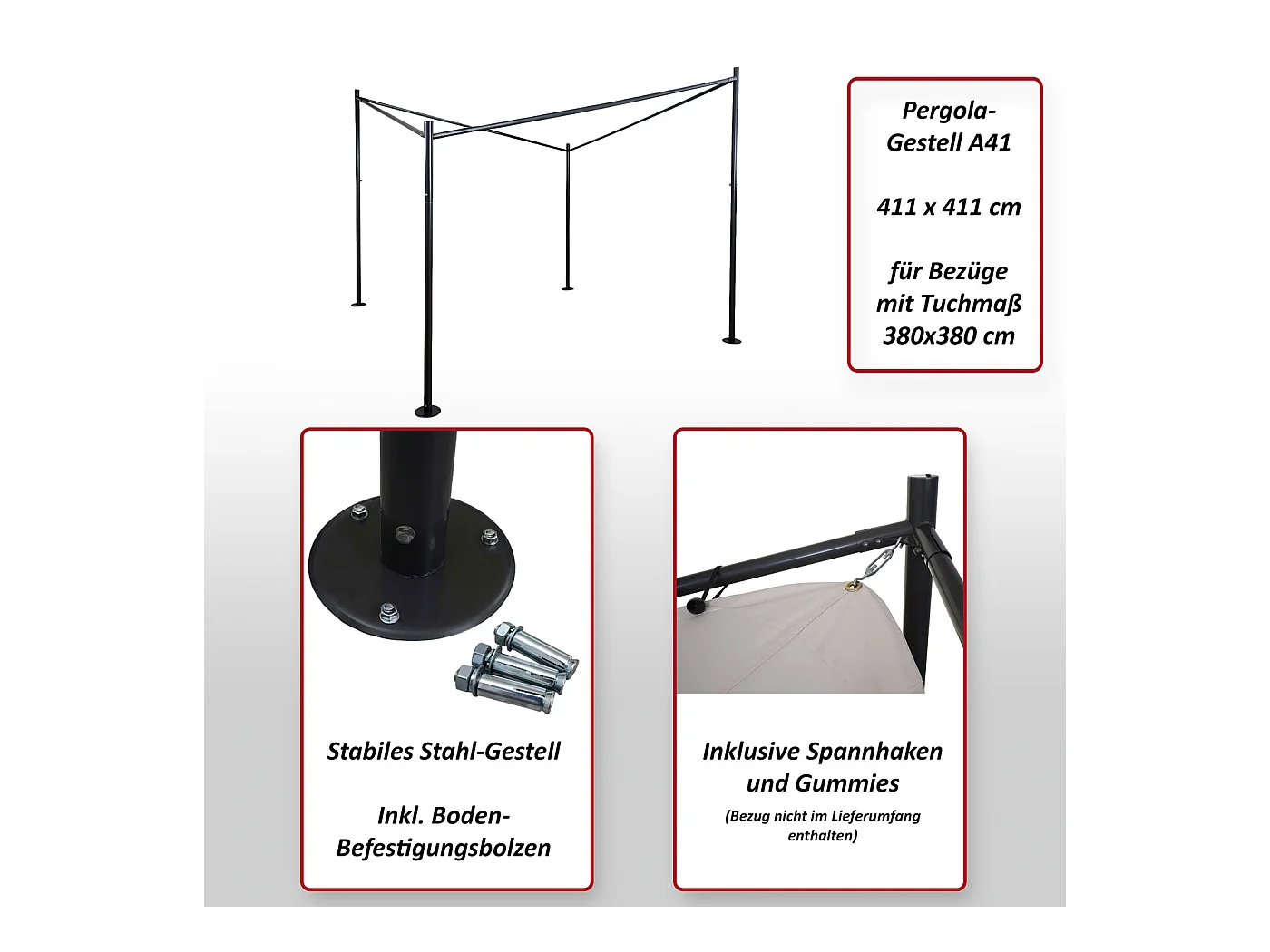 Rama pergoli MCW-A41