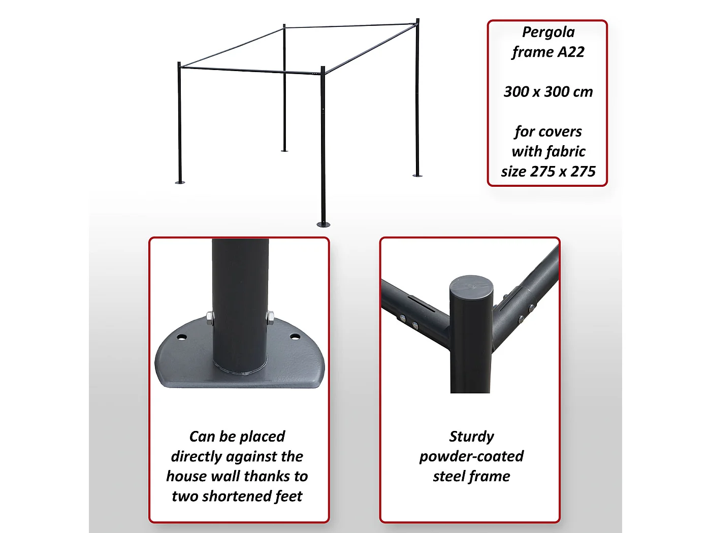 Pergola-stel MCW-A22