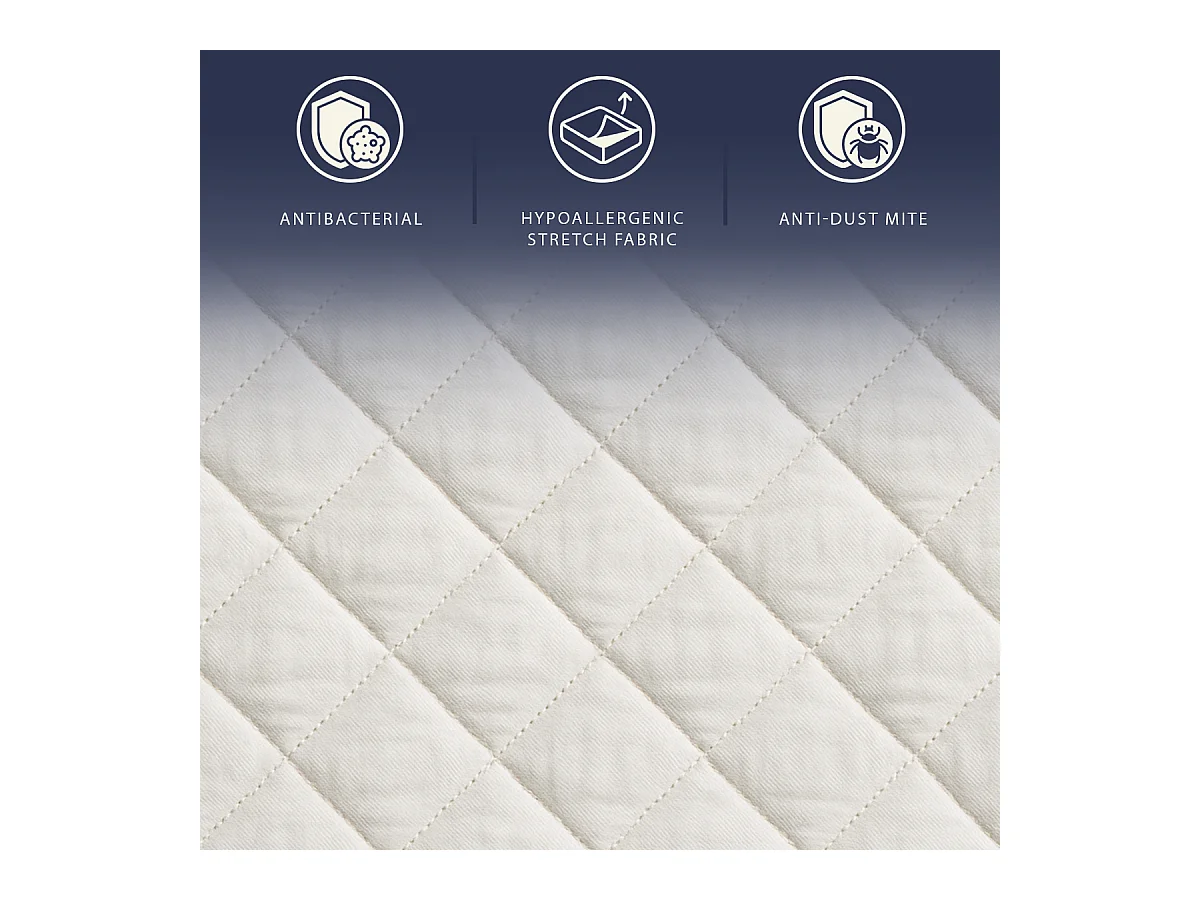 Fuze Pro | 1,5 Personen Matratze 120x190 cm | Taschenfedern + Allergieschaum | H 24 cm | Orthopädisch | Made in Italy