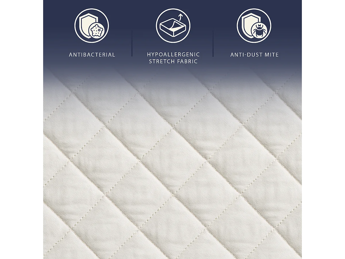 Fuze Pro | Matelas 160x190 cm | Ressorts + mousse | H. 24 cm | Orthopédique | Fabriqué en Italie