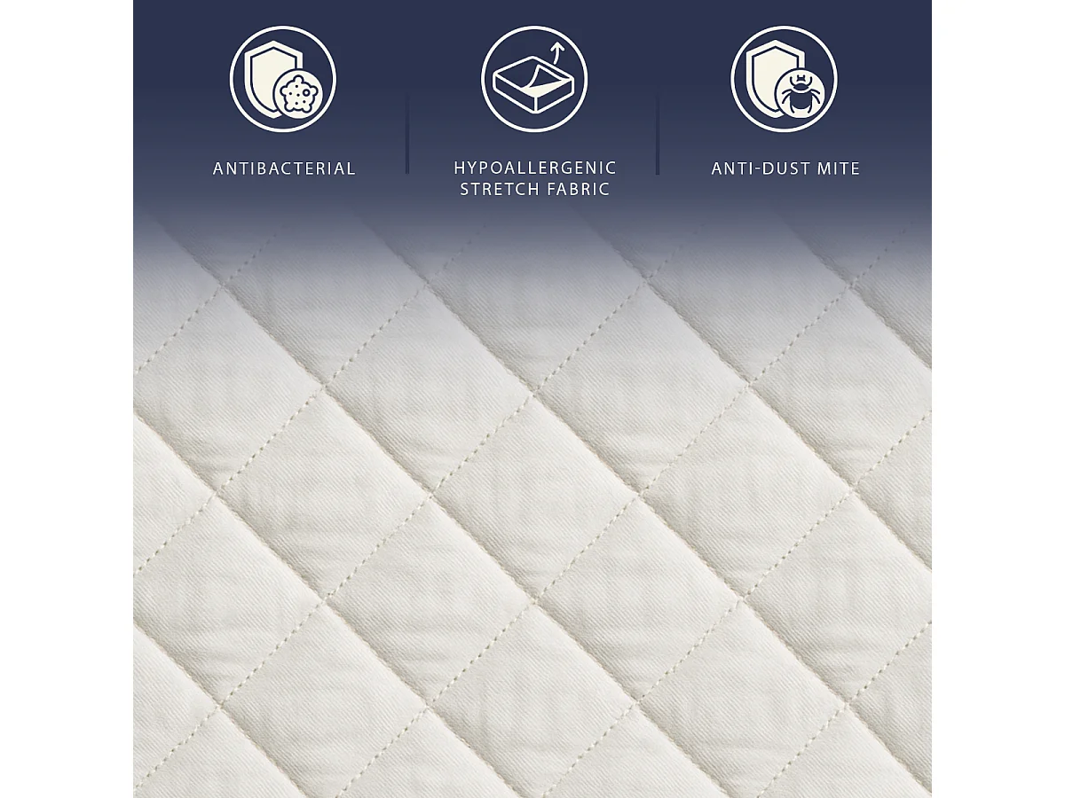 Fuze Pro | Matelas 160x190 cm | Ressorts + mousse | H. 24 cm | Orthopédique | Fabriqué en Italie