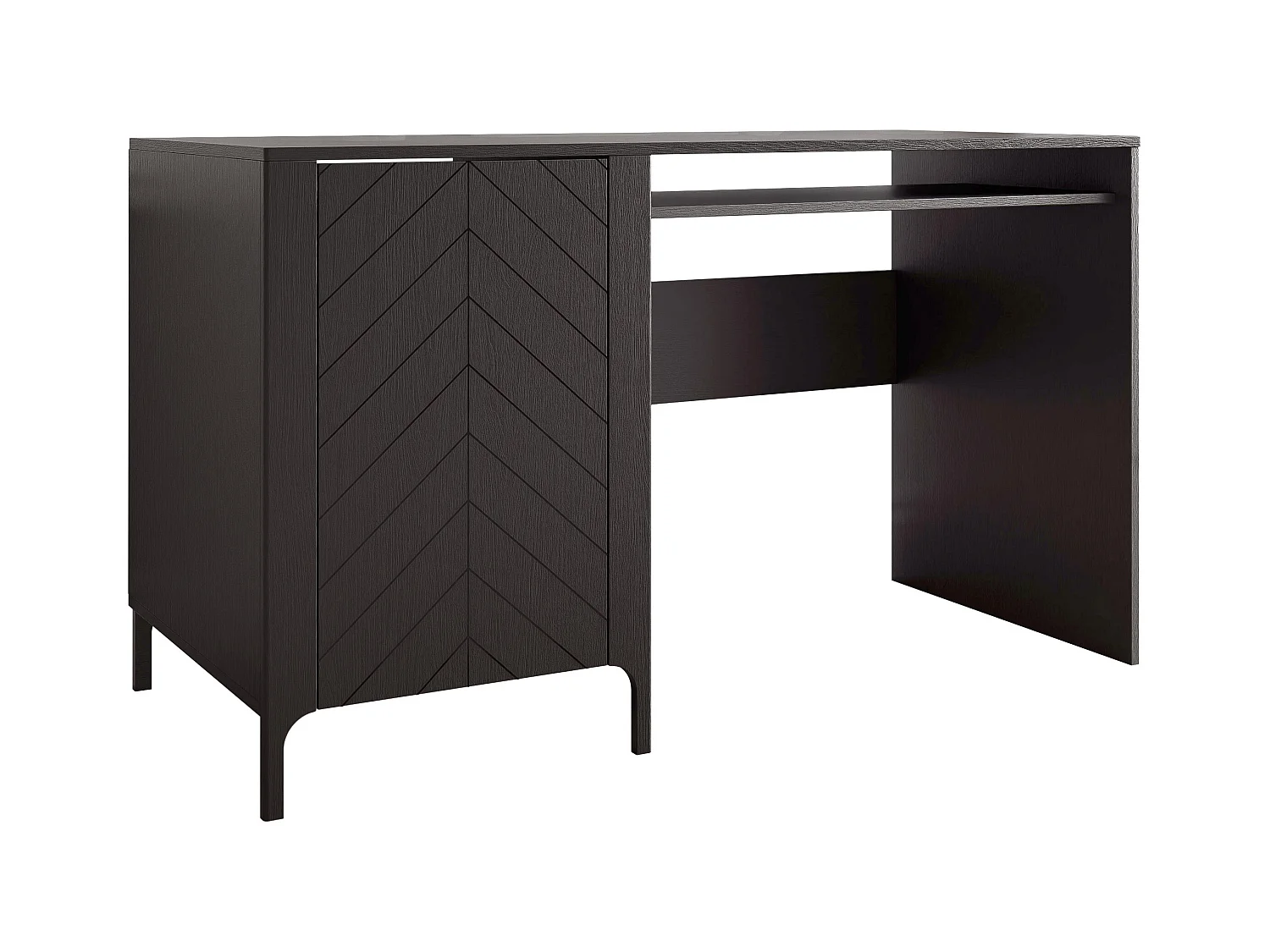 Bureau avec rangements Noir