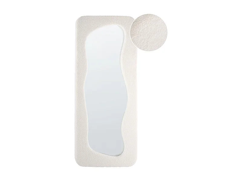 Miroir QUIMPER 70 cm 170 cm Blanc cassé